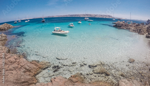 Cala dell’amore, Spargi island, Maddalena archipelago, Sardinia, Italy photo