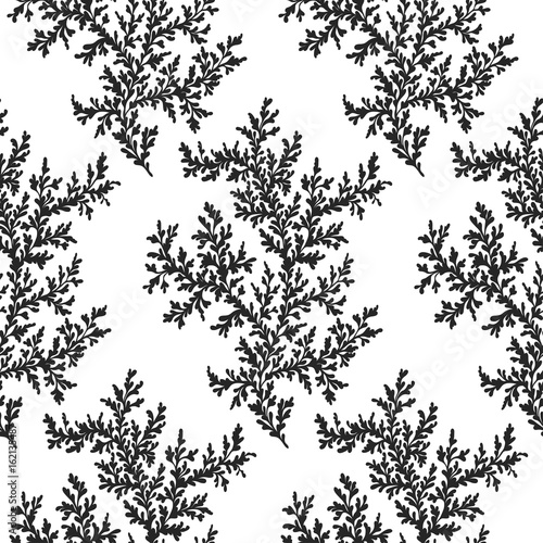 Seamless patterns wich sprigs