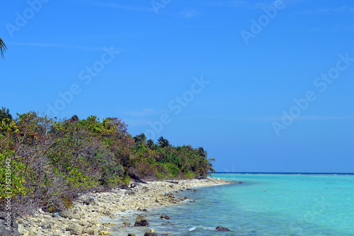Summer Coast on the Maldives