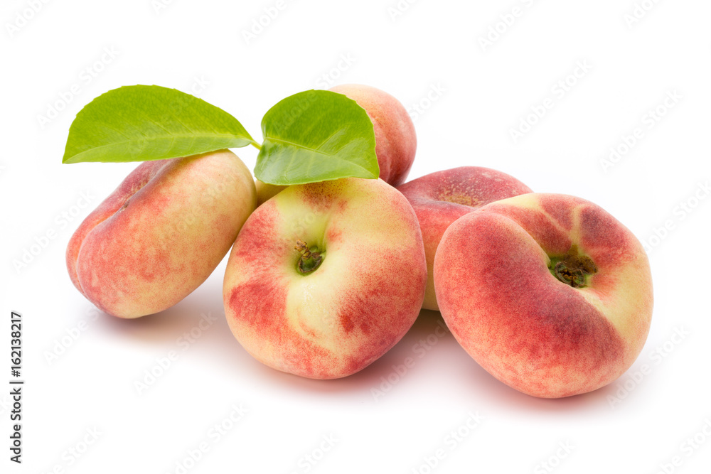 Peach. Fruit with isolated on white background. Peach. Fruit with isolated on white background.