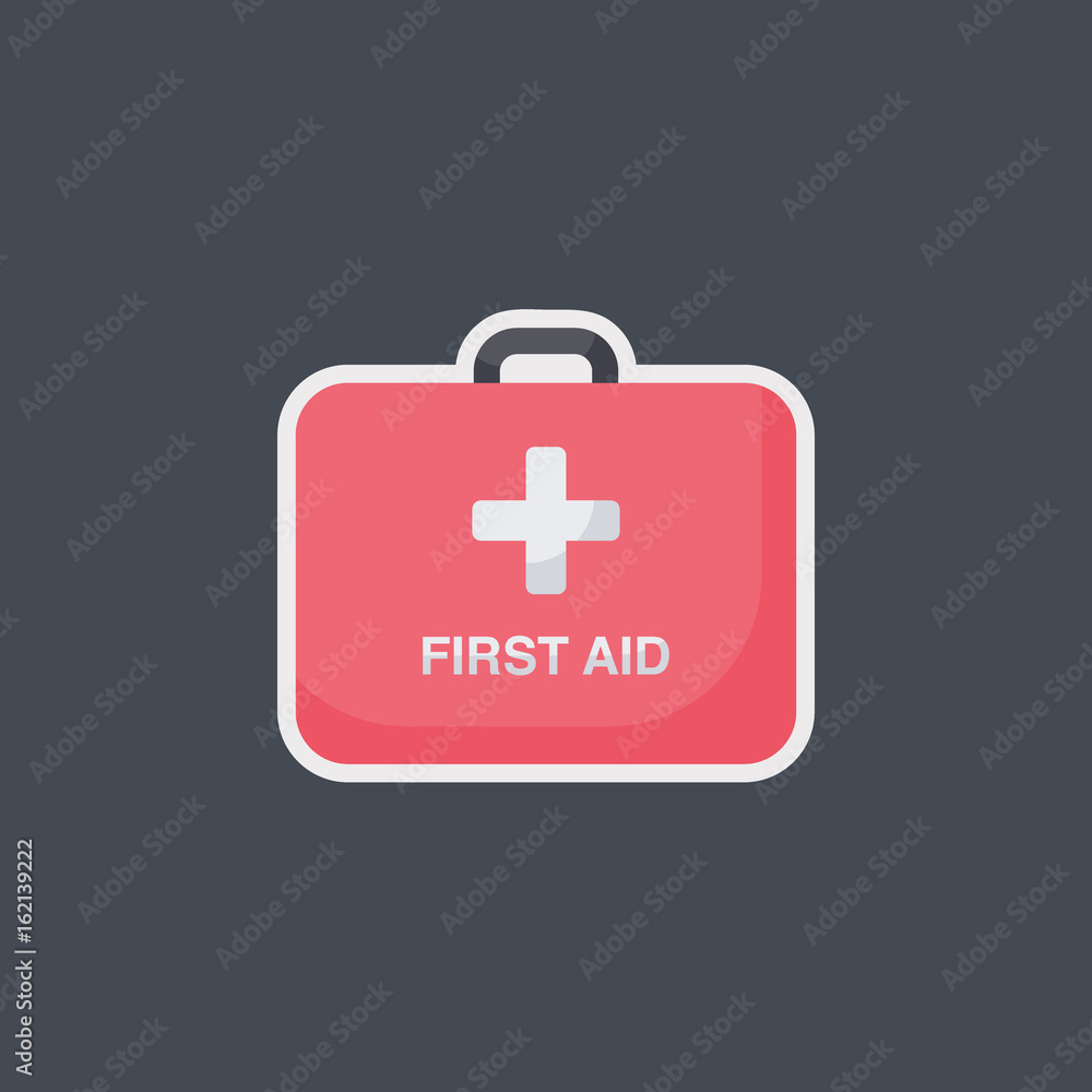 First aid vector flat icon First aid vector flat icon