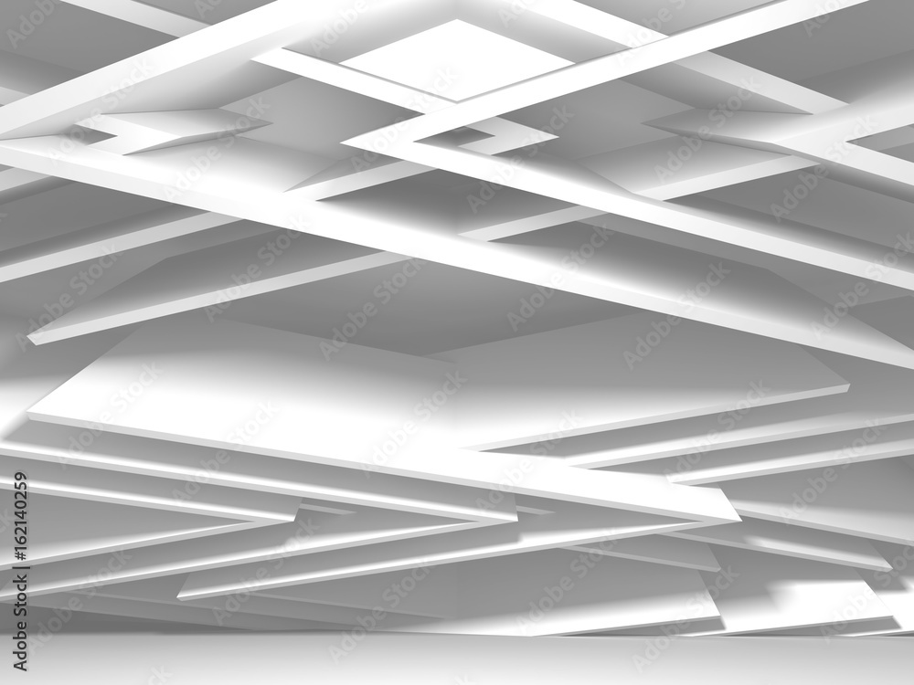 Abstract Modern White Architecture Background Abstract Modern White Architecture Background