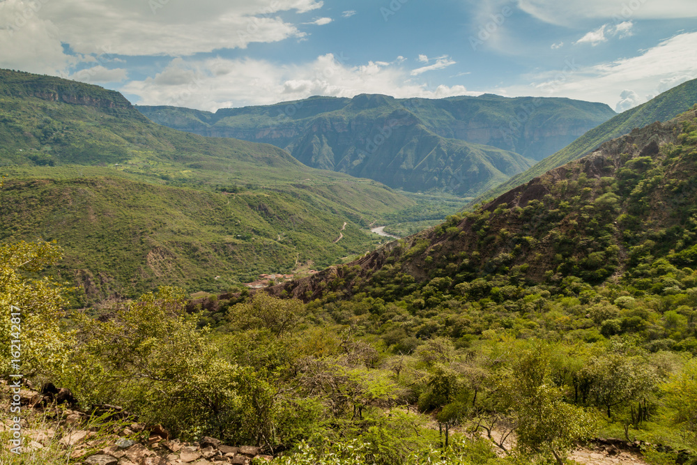 Chicamocha river canyon in Colombia