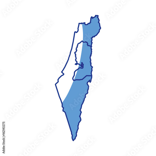 map of israel