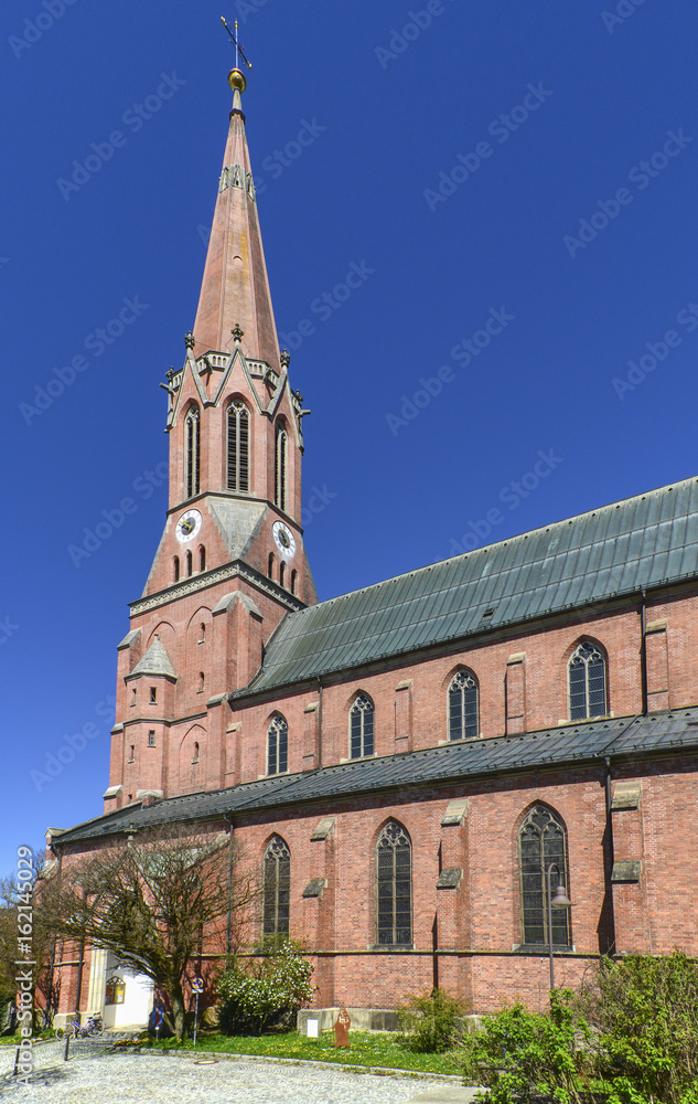 Obraz premium ZWIESEL - Stadtpfarrkirche
