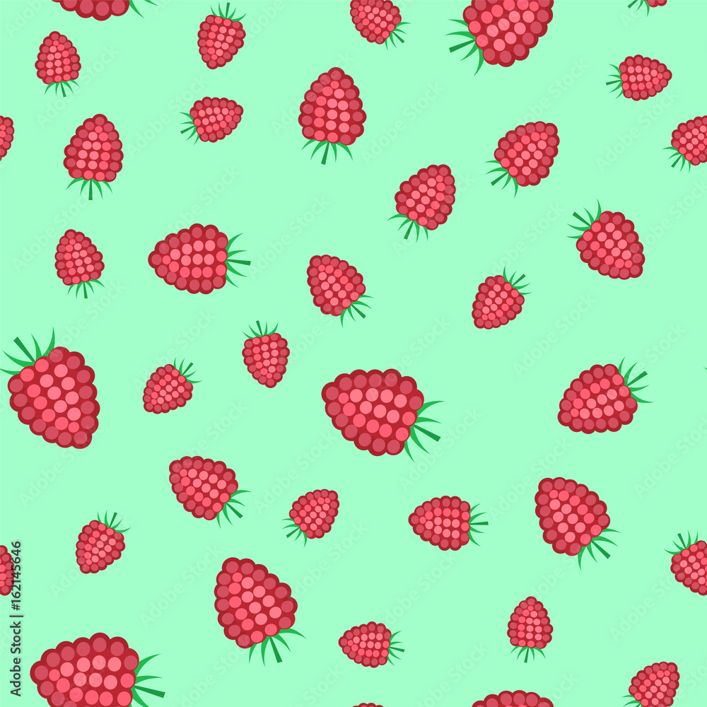 Seamless pattern from raspberry. Seamless pattern from raspberry.