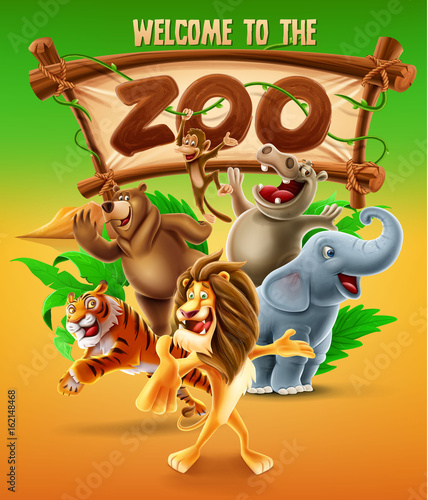 zoo vector illustration
