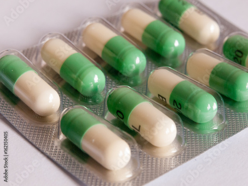 Quadro em tela fluoxetine, prozac pills in a packet upside down