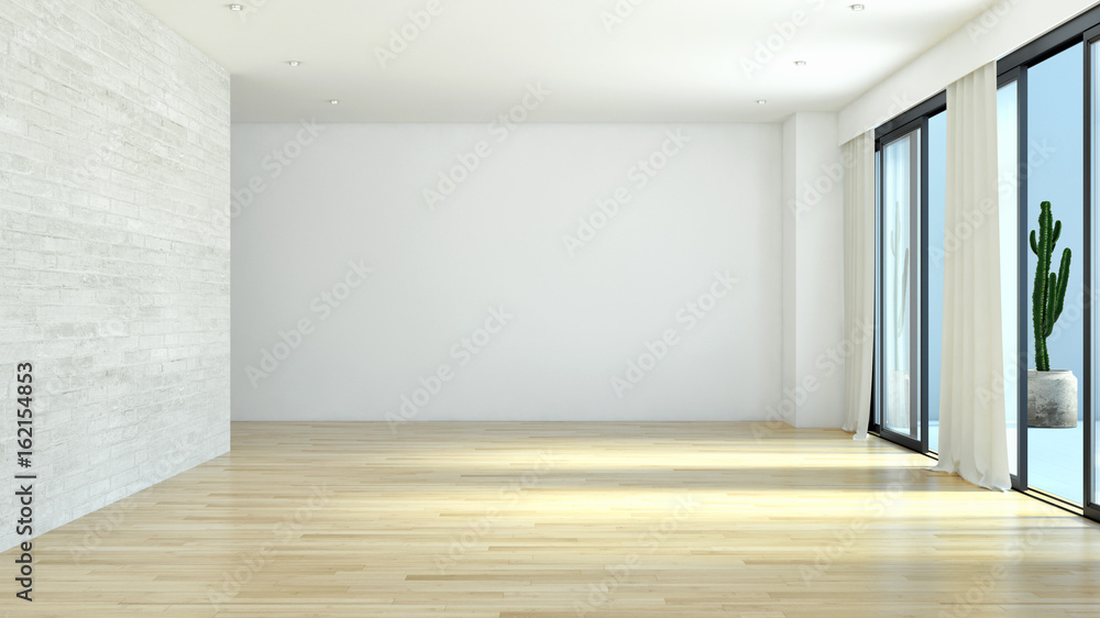 Fototapeta premium Modern living room. 3D rendering