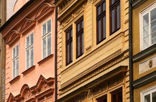 Old Town buildings facades