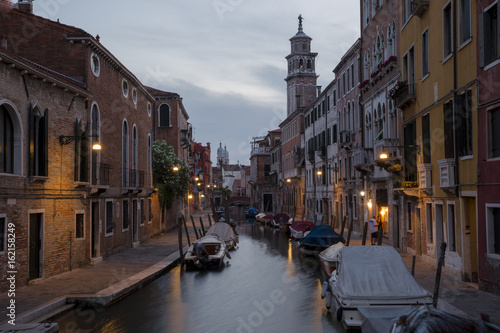Fototapeta Naklejka Na Ścianę i Meble -  Illuminated Canal 