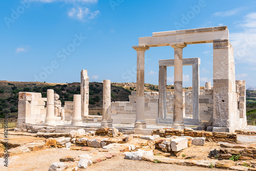 Fotografie The Temple of Demeter located near the village of Sangri on Naxos Island