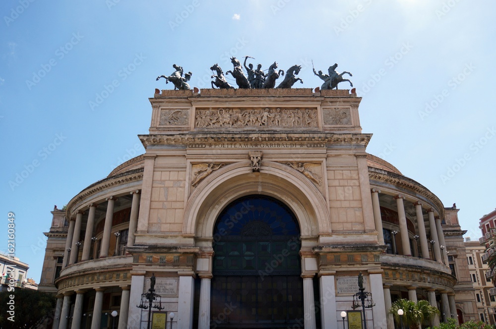 Politeama Theatre in Palermo