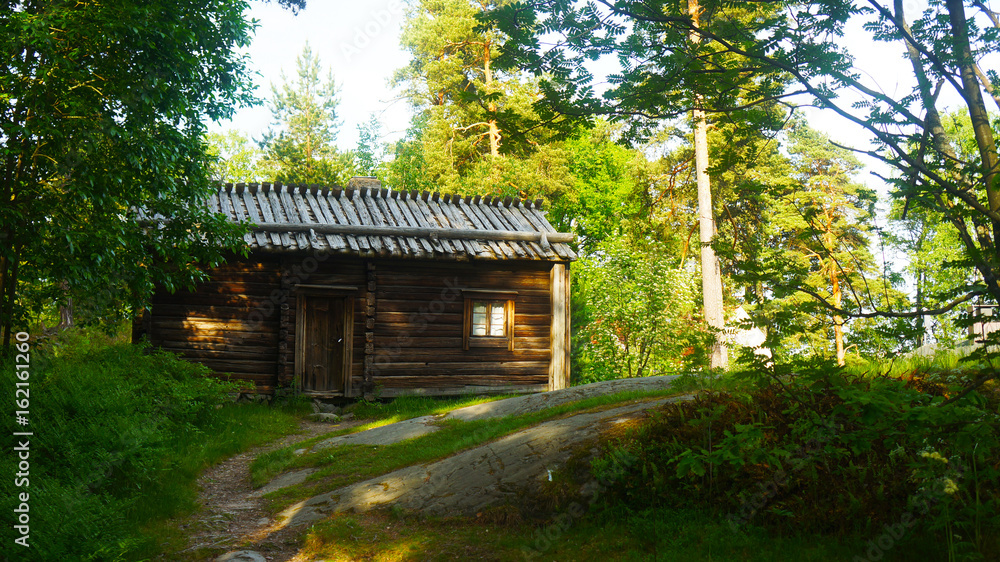 Hut in the park Seurasaari, Helsinki, Finland