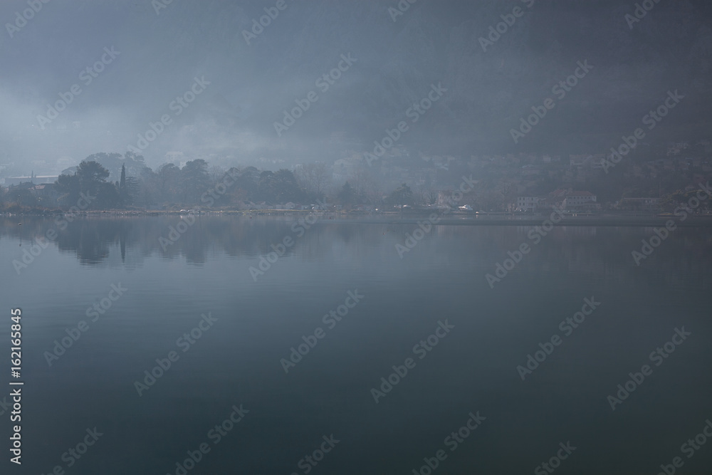 Fototapeta premium Morning at the Kotor Bay