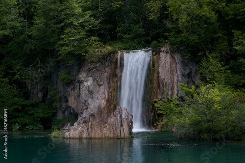 Waterfall in Plitvice Lakes National Park, Croatia