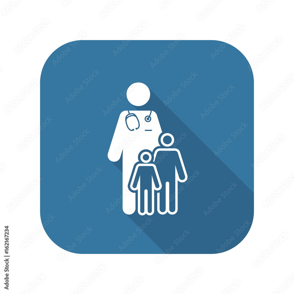 Child Care and Medical Services Icon. Flat Design. Child Care and Medical Services Icon. Flat Design.