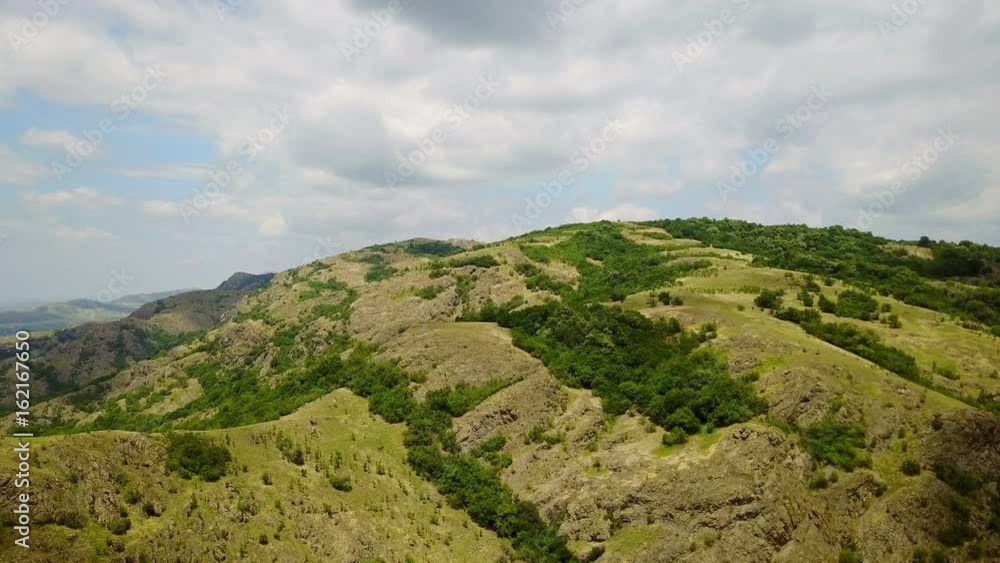 Wild balkans wooded mountains, aerial view Wild balkans wooded mountains, aerial view