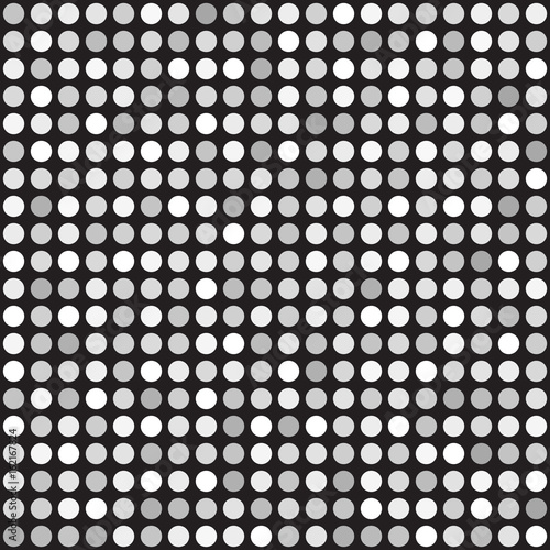 Polka dot pattern. Vector seamless background