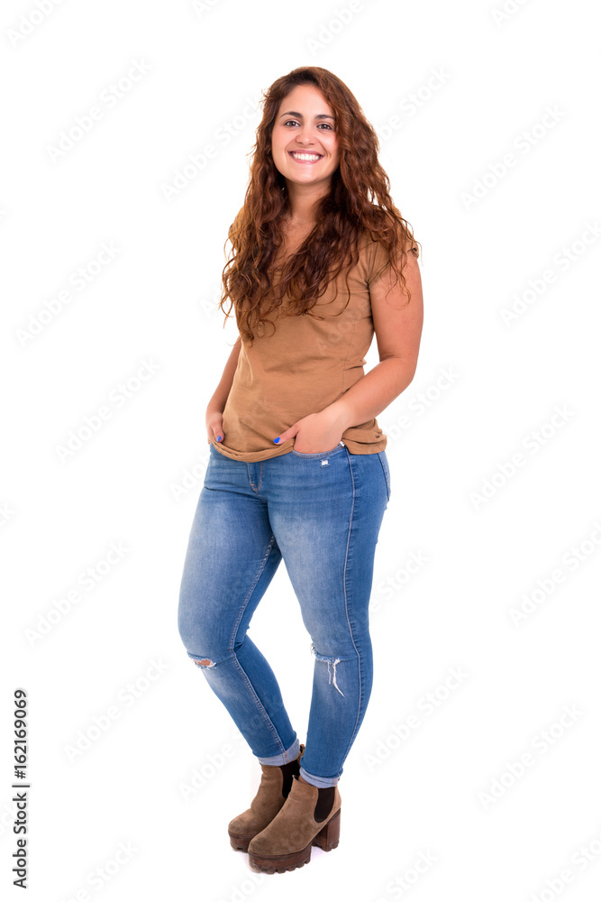 Overweighted woman Overweighted woman