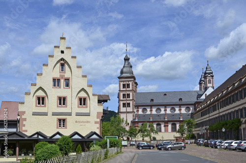 Schlossplatz der ehem.Benediktinerabtei, Amorbach photo
