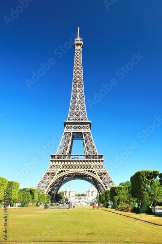 The Beautiful Eiffel Tower  in Paris, France