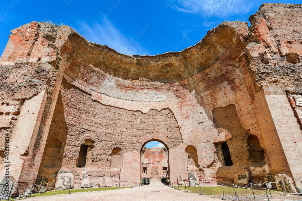 Terme di Caracalla ot The Baths of Caracalla in Rome, Italy