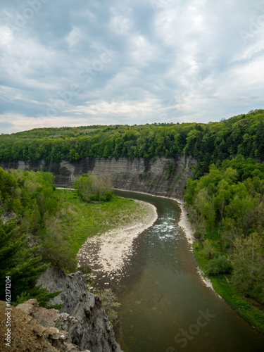 canyon at Letchworth State park