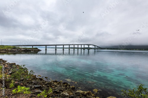 Wallpaper Mural Bridge in Sortland.  Norway. Torontodigital.ca