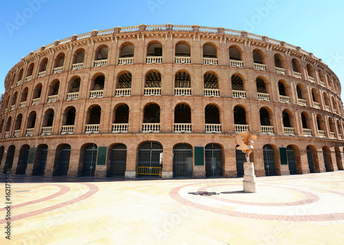 Bullring arena (Plaza de Toros) in Valencia.