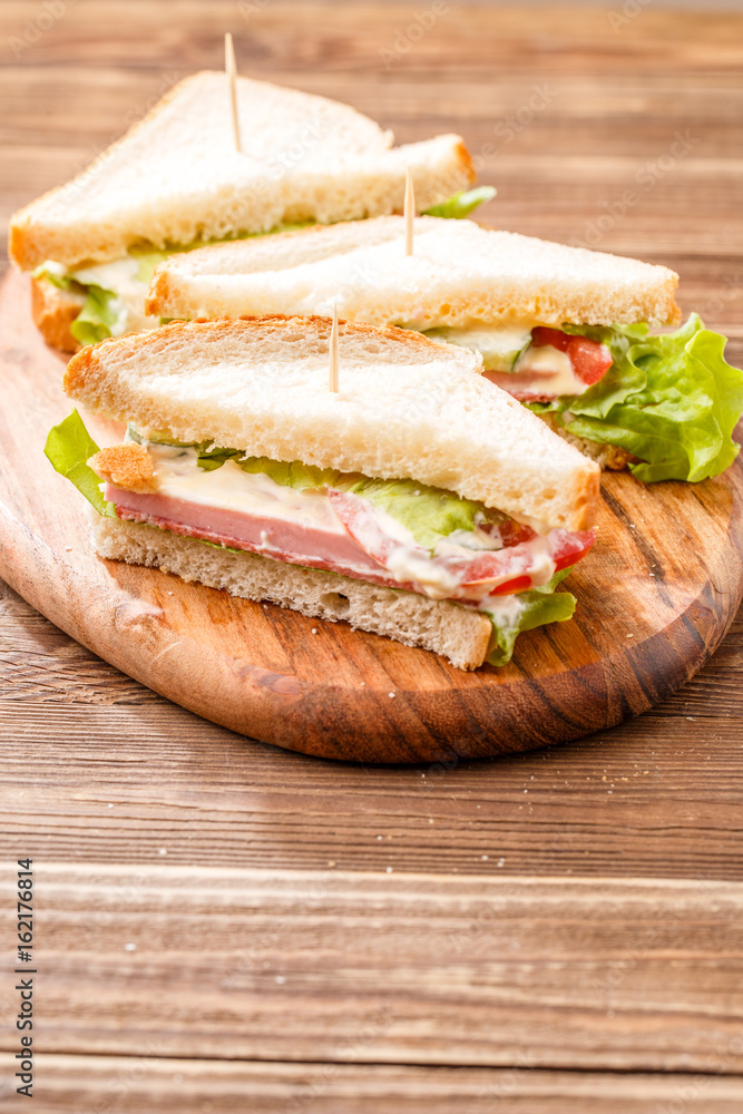 Image of canape with toothpicks Image of canape with toothpicks