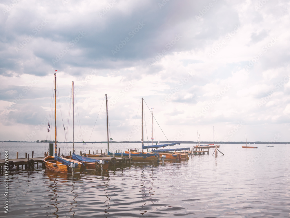 Segelboote am Steinhuder Meer