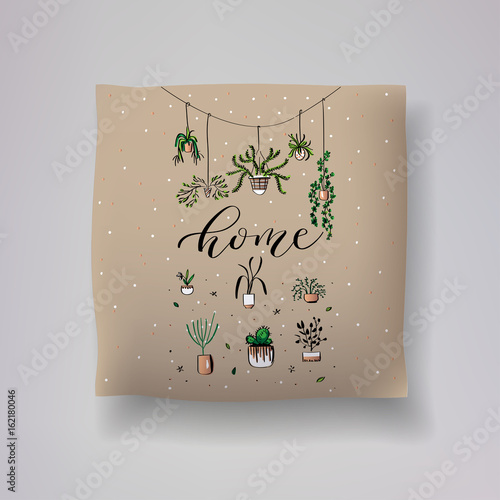 Realistic 3d throw pillow models with lettering print. Apartment interior design elements. Vector cushions collection.