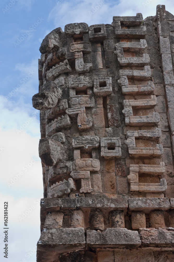 Fototapeta premium Kukulcan representation in Yucatán Mexico