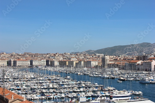Fototapeta Naklejka Na Ścianę i Meble -   Port of Marseille, France