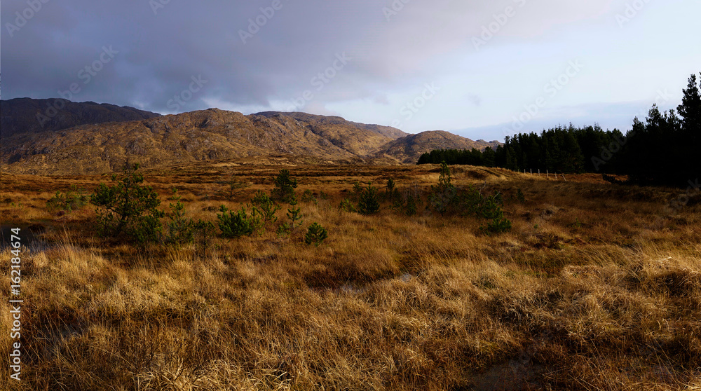 Bluestack Mountains in Donegal Ireland