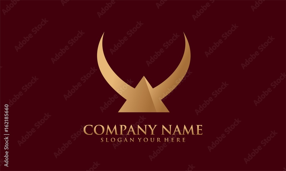 abstract viking icon logo abstract viking icon logo