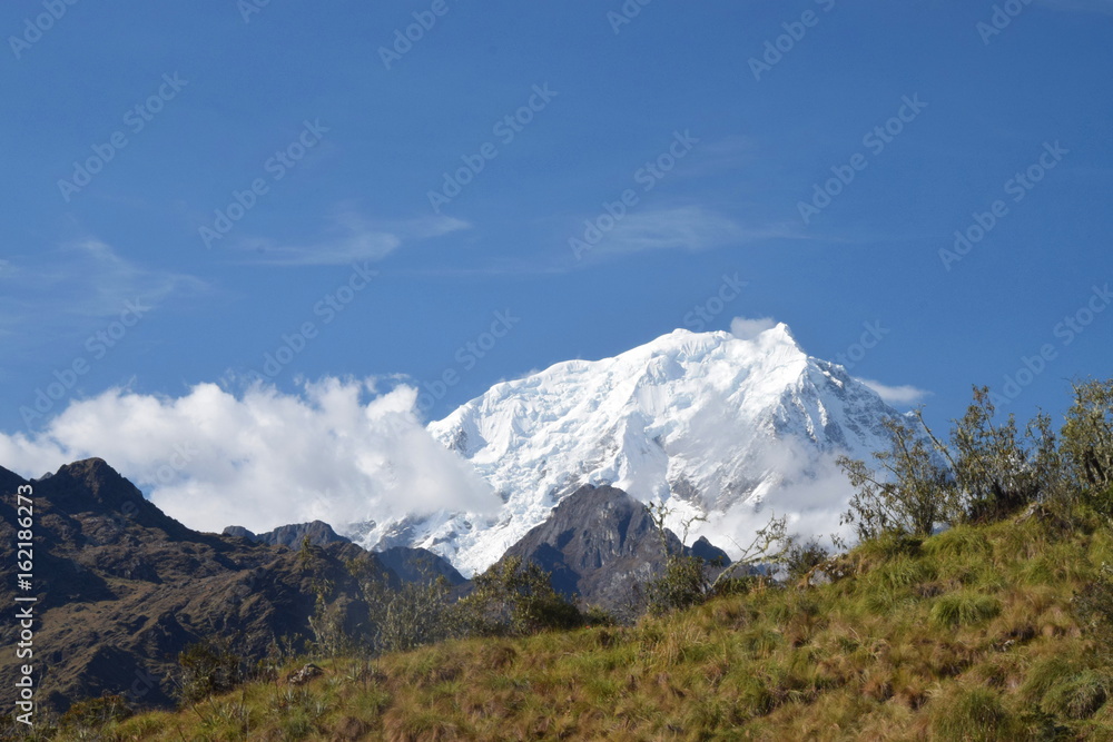 Salkantay Mountain in the morning