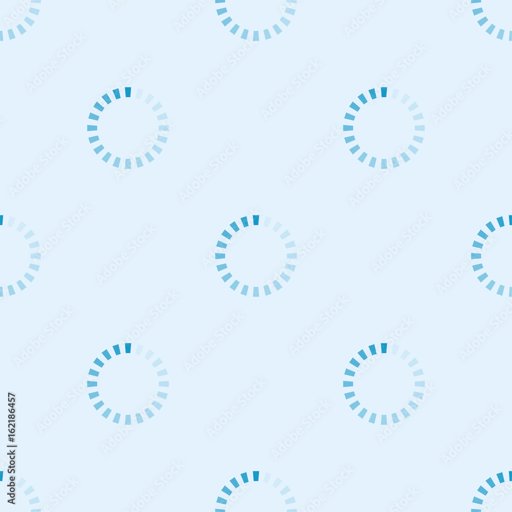 Vector seamless pattern mobile applications design web internet loading interface download media button.