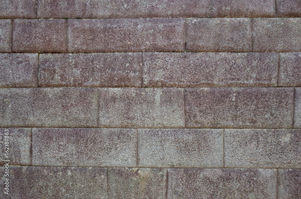 Fototapeta premium Example of Inca brickwork inside Machu Picchu