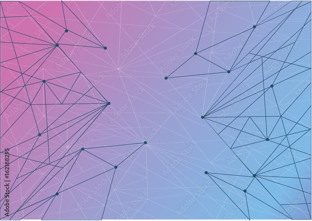 Obraz premium Technology network diagram link.