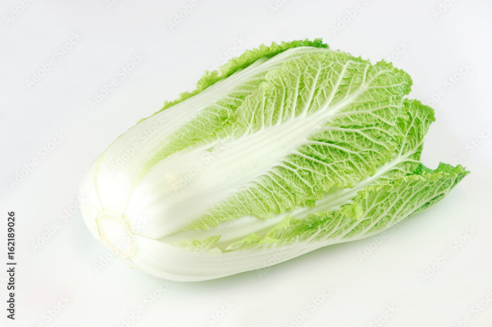 fresh Chinese cabbage isolated on white background fresh Chinese cabbage isolated on white background