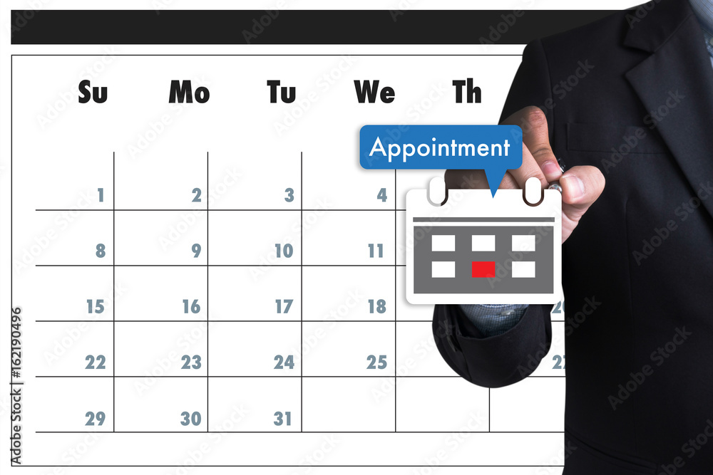 Appointment Reminder to Calendar and Organizer Agenda Appointment Reminder to Calendar and Organizer Agenda
