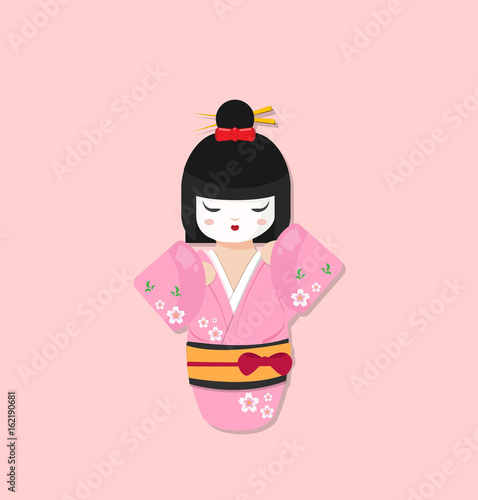 Cute Japanese doll