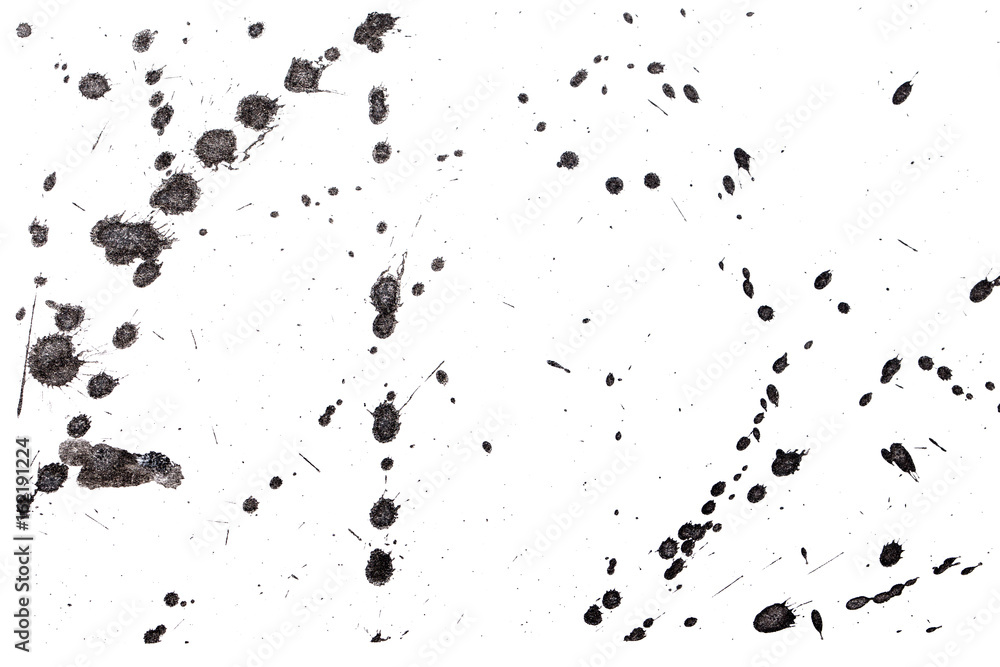 Abstract black ink splash Abstract black ink splash