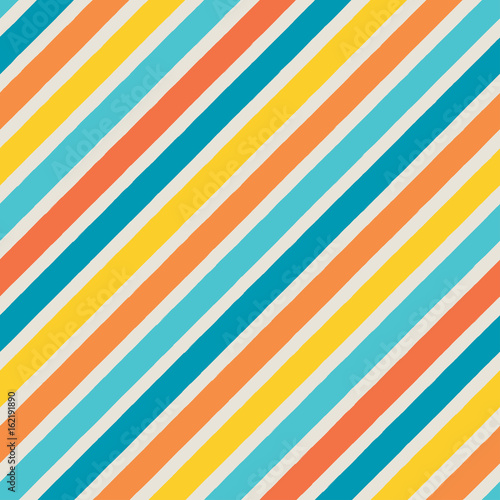 Retro colors diagonal stripe seamless pattern.Pastel color background.