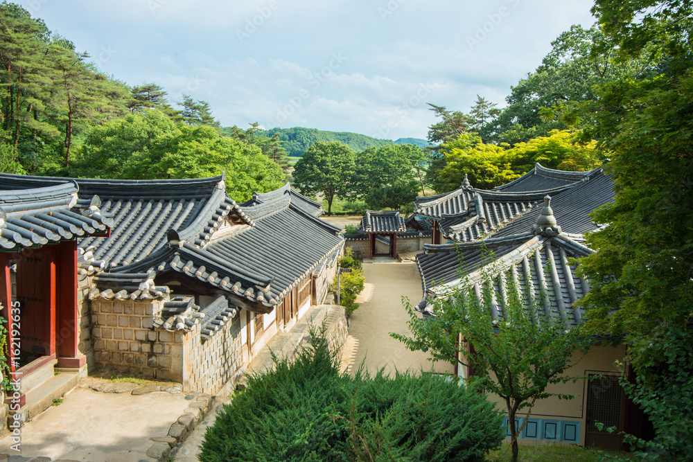 Dosanseowon Confucian Academy is where former scholars and students from Korea studied Dosanseowon Confucian Academy is where former scholars and students from Korea studied