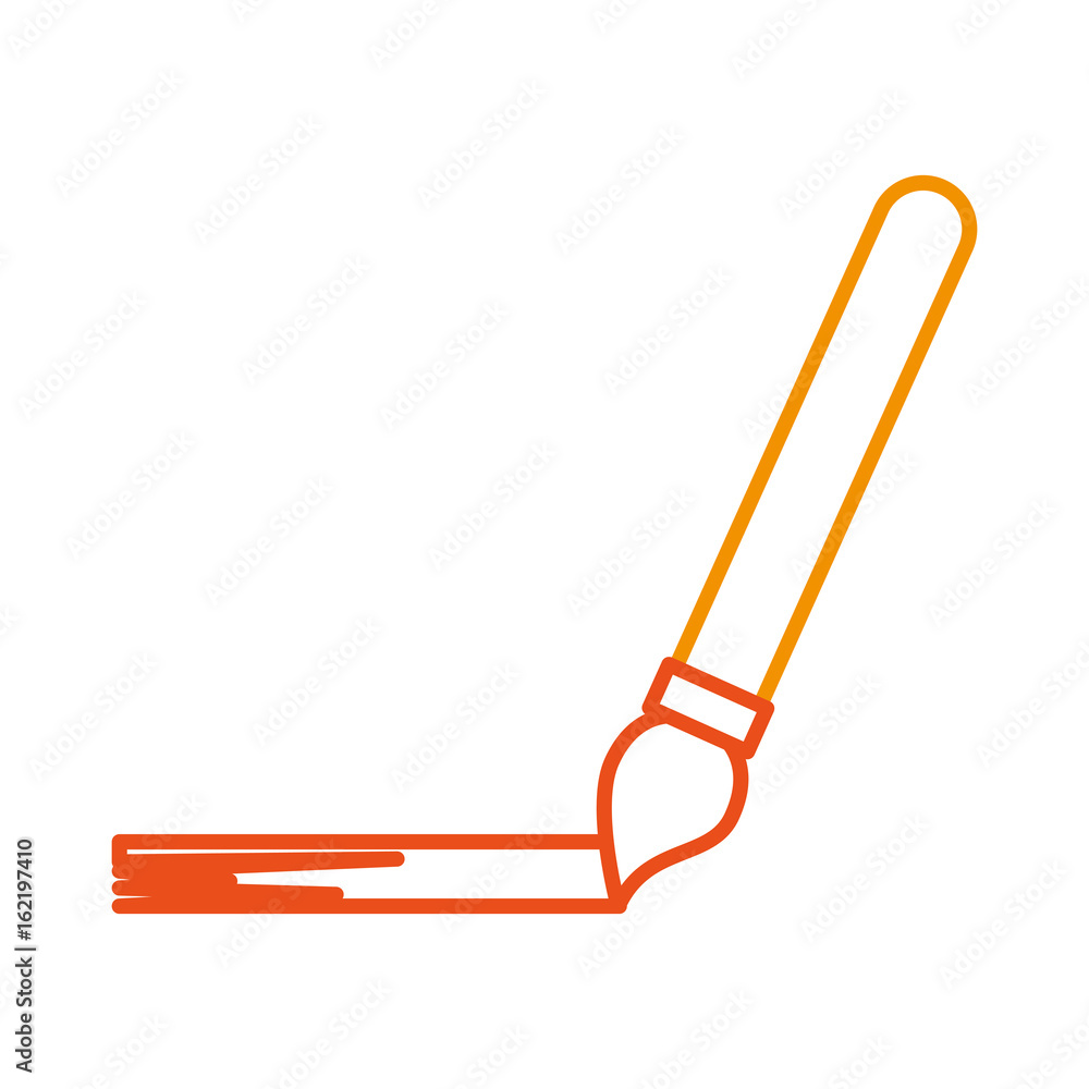 Paint brush draw icon vector illustration design graphic Paint brush draw icon vector illustration design graphic