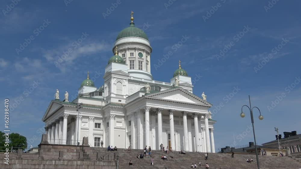 Cathedral of St. Nicholas on a Sunny June day. Finland, Helsinki Cathedral of St. Nicholas on a Sunny June day. Finland, Helsinki
