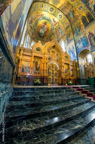 Church of the Savior on Spilled Blood. Central icon case or kiot .. © Oleksii Sergieiev